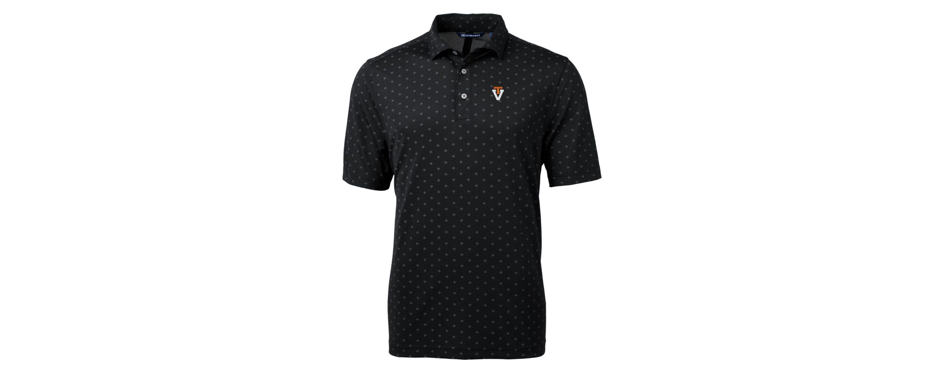 NCAA Virginia Tech Hokies Virtue Eco Pique Tile Recycled Polo