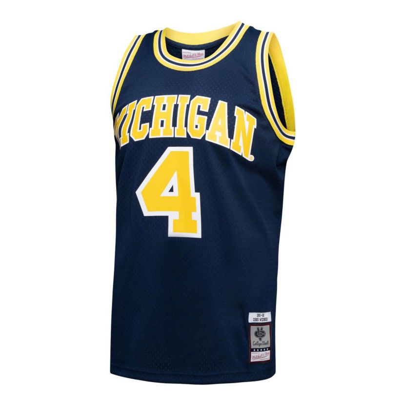 NCAA Chris Webber Michigan Wolverines 1991/92 NCAA Vault Player Swingman Jersey
