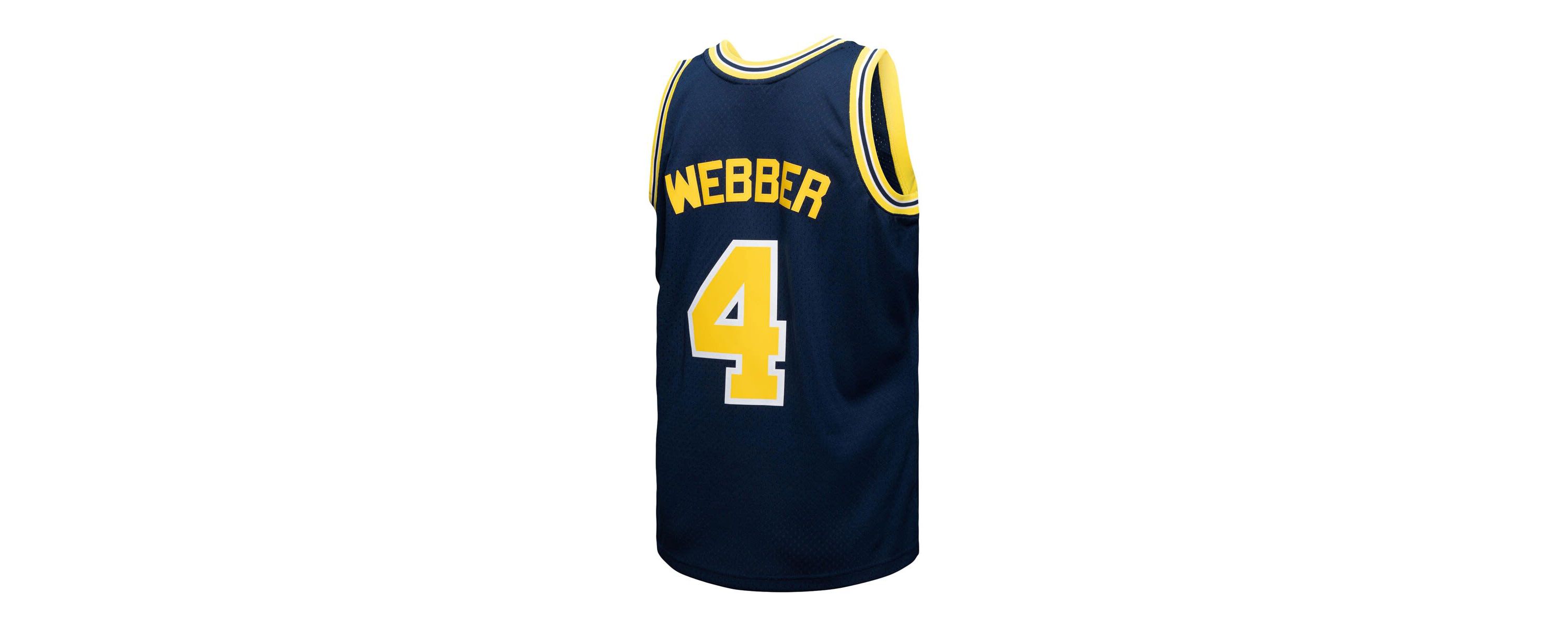 NCAA Chris Webber Michigan Wolverines 1991/92 NCAA Vault Player Swingman Jersey