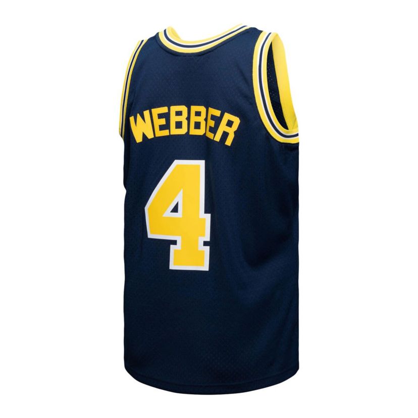 NCAA Chris Webber Michigan Wolverines 1991/92 NCAA Vault Player Swingman Jersey