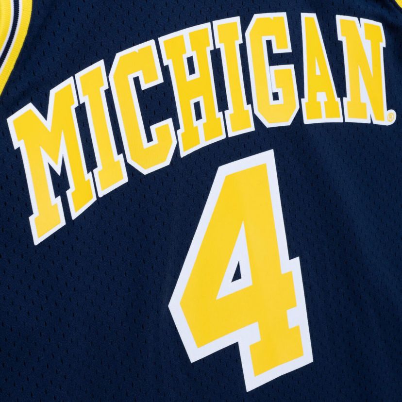 NCAA Chris Webber Michigan Wolverines 1991/92 NCAA Vault Player Swingman Jersey