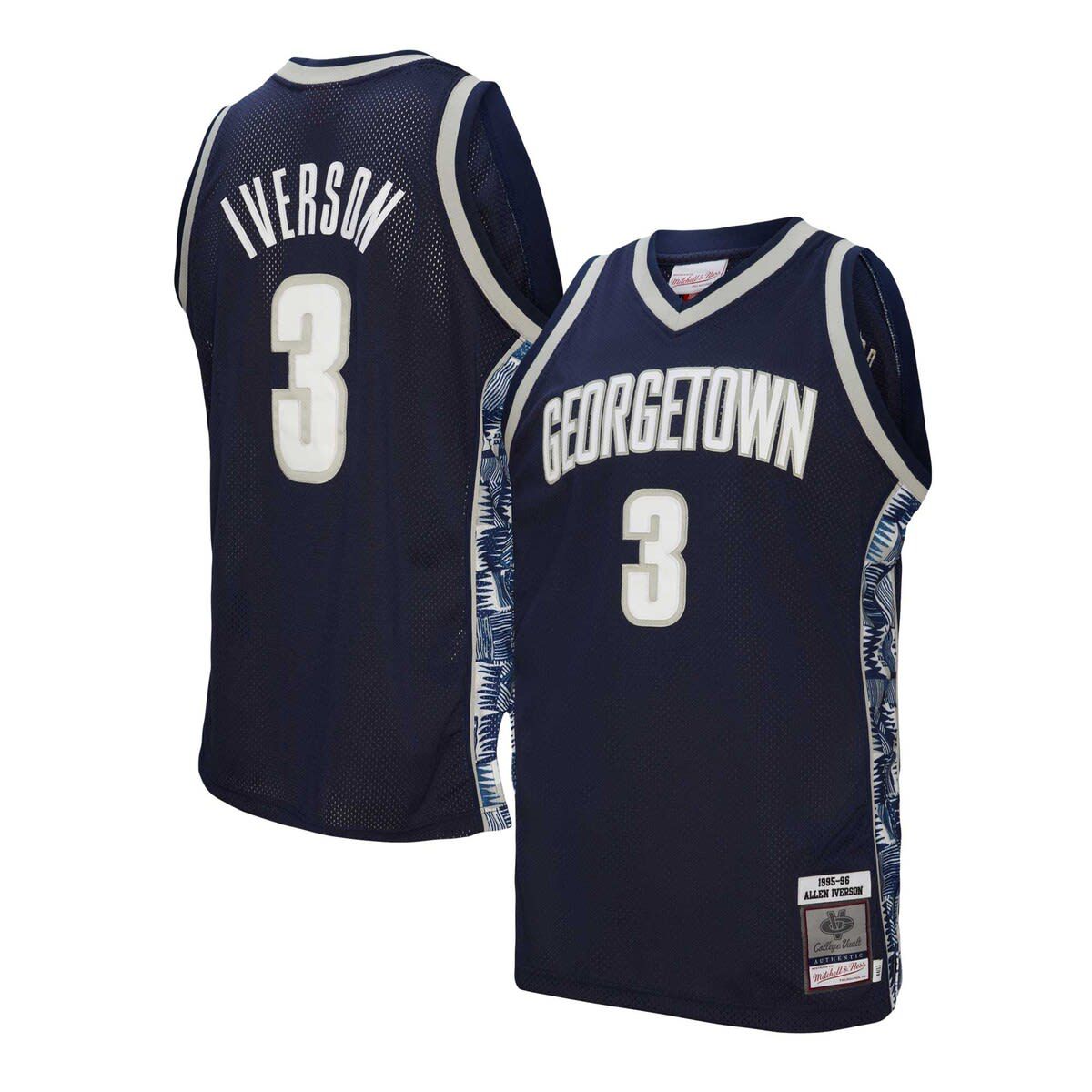 NCAA Allen Iverson Georgetown Hoyas 1995/96 Authentic Jersey