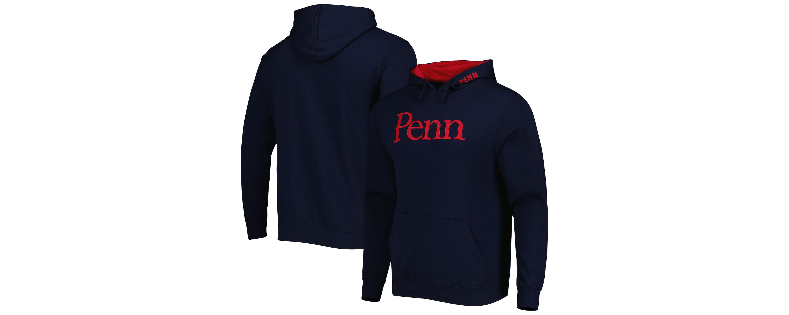 NCAA Pennsylvania Quakers Team Arch and Logo Pullover Hoodie