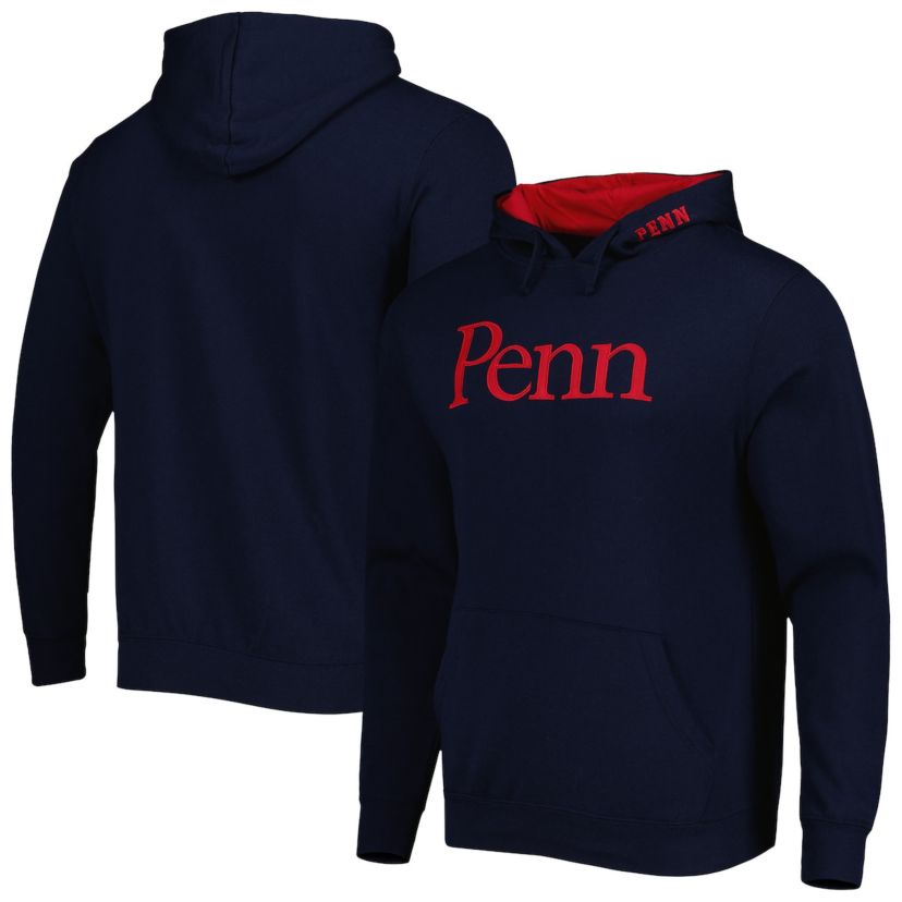 NCAA Pennsylvania Quakers Team Arch and Logo Pullover Hoodie