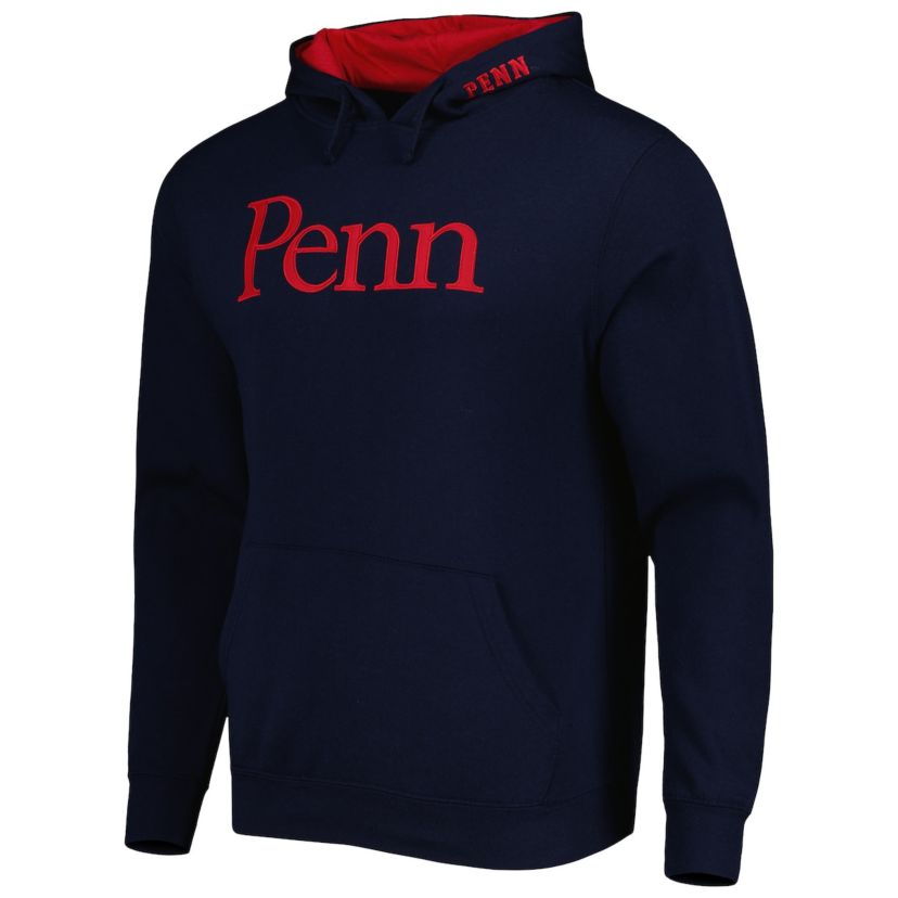 NCAA Pennsylvania Quakers Team Arch and Logo Pullover Hoodie