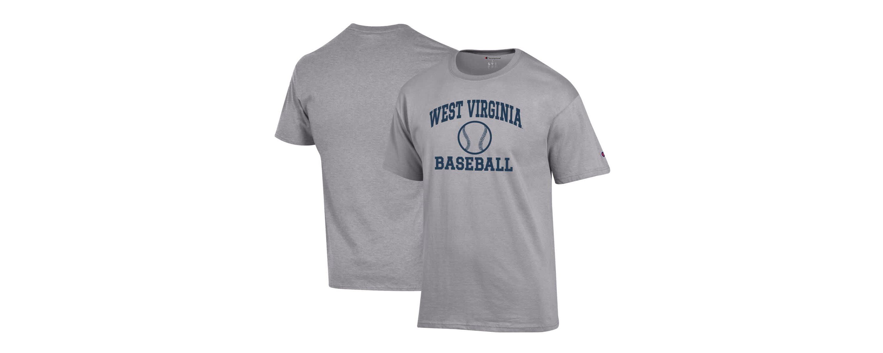 NCAA West Virginia Mountaineers Primary Team Logo Icon Baseball Powerblend T-Shirt