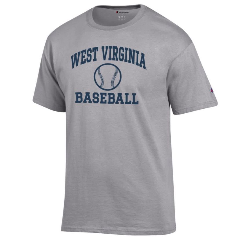 NCAA West Virginia Mountaineers Primary Team Logo Icon Baseball Powerblend T-Shirt