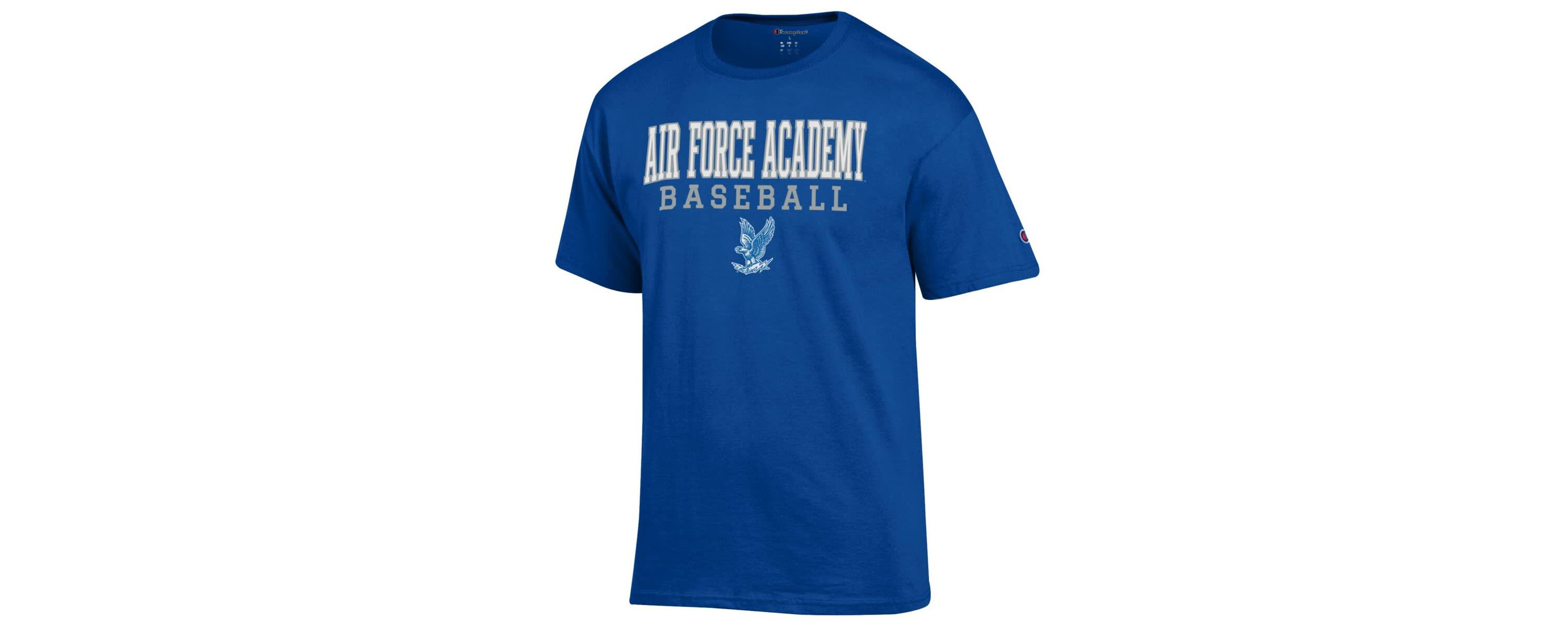NCAA Air Force Falcons Primary Team Logo Stack Logo Baseball Powerblend T-Shirt