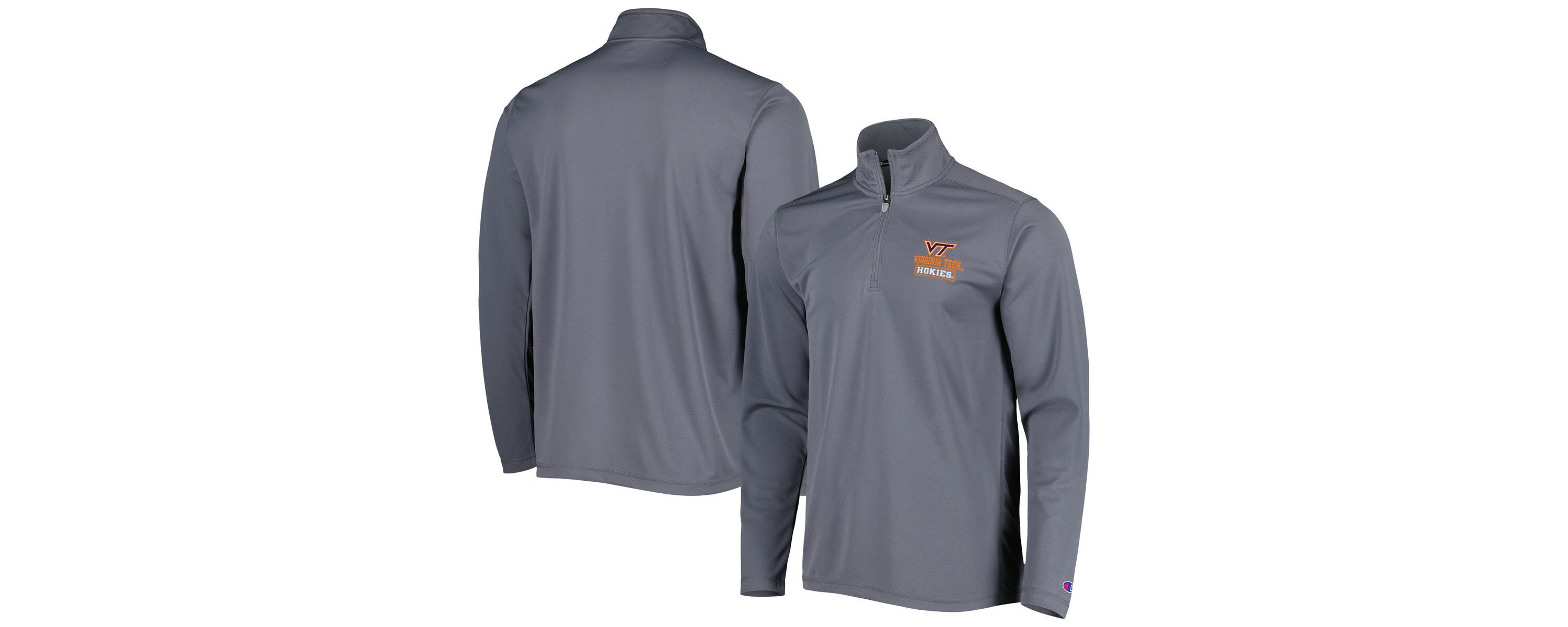 NCAA Virginia Tech Hokies Textured Quarter-Zip Jacket