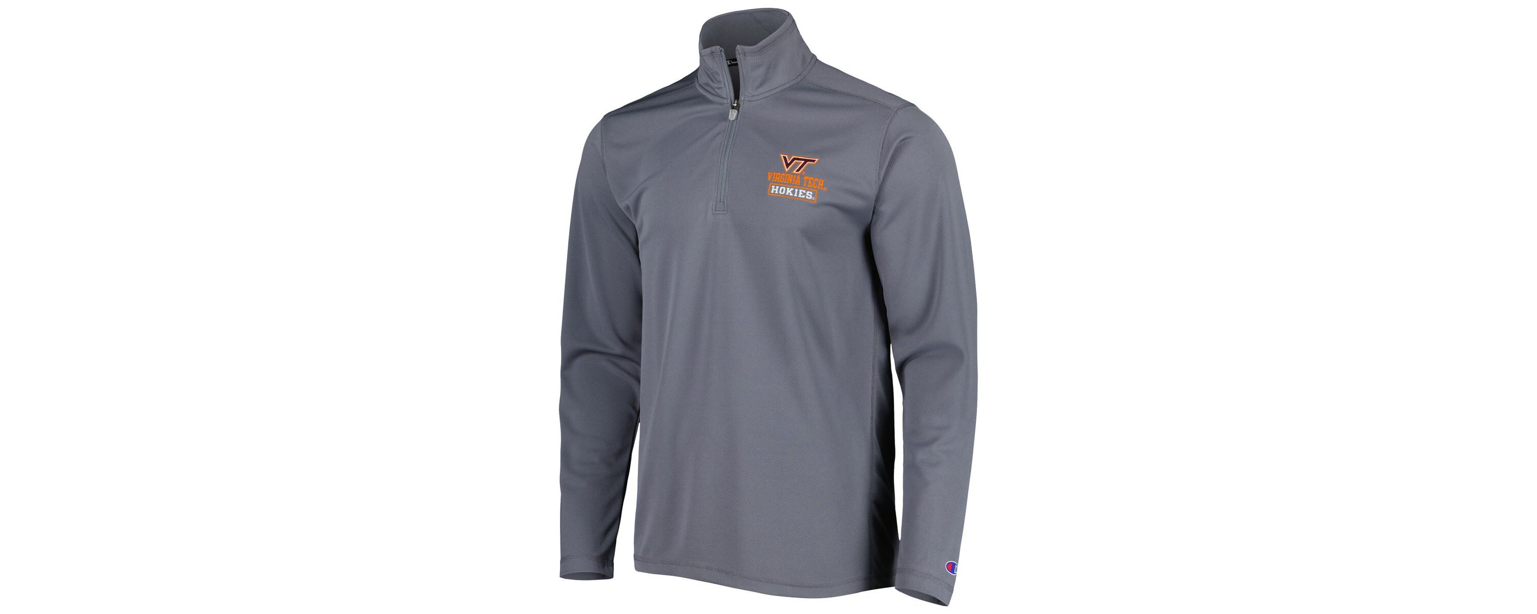 NCAA Virginia Tech Hokies Textured Quarter-Zip Jacket