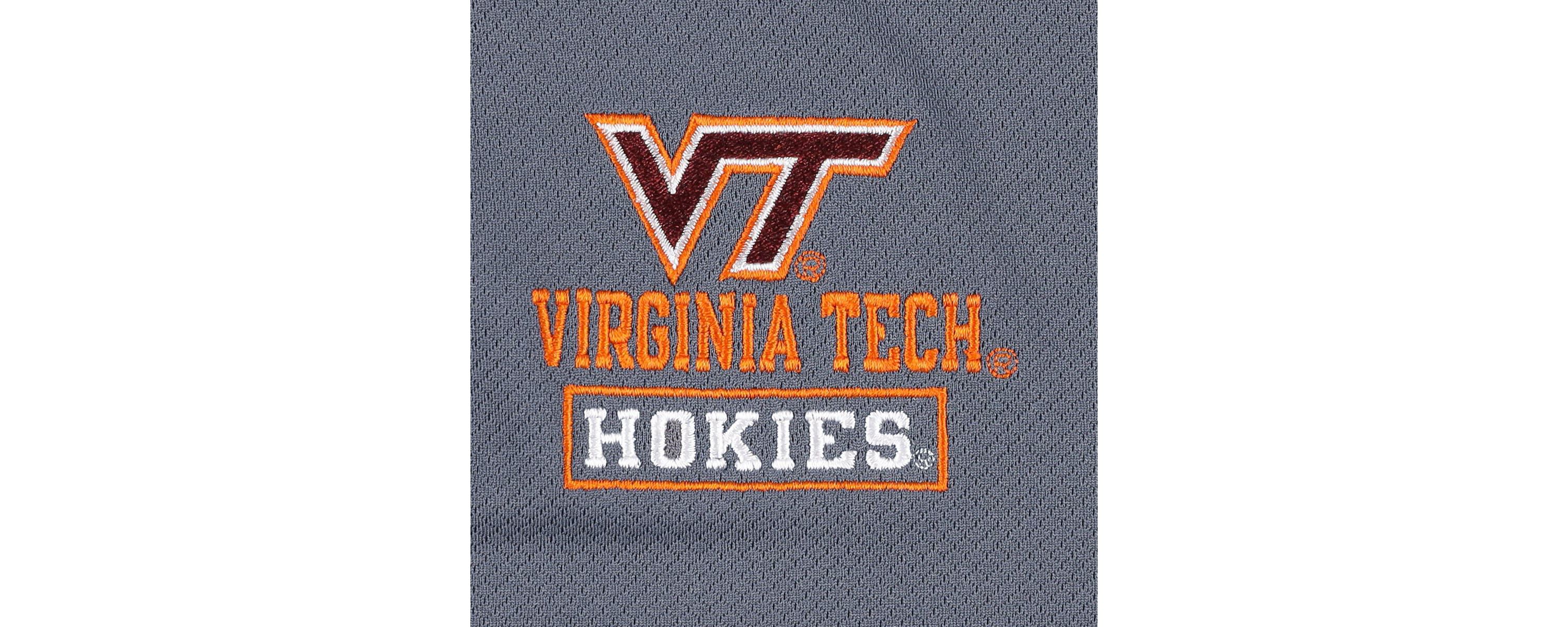NCAA Virginia Tech Hokies Textured Quarter-Zip Jacket