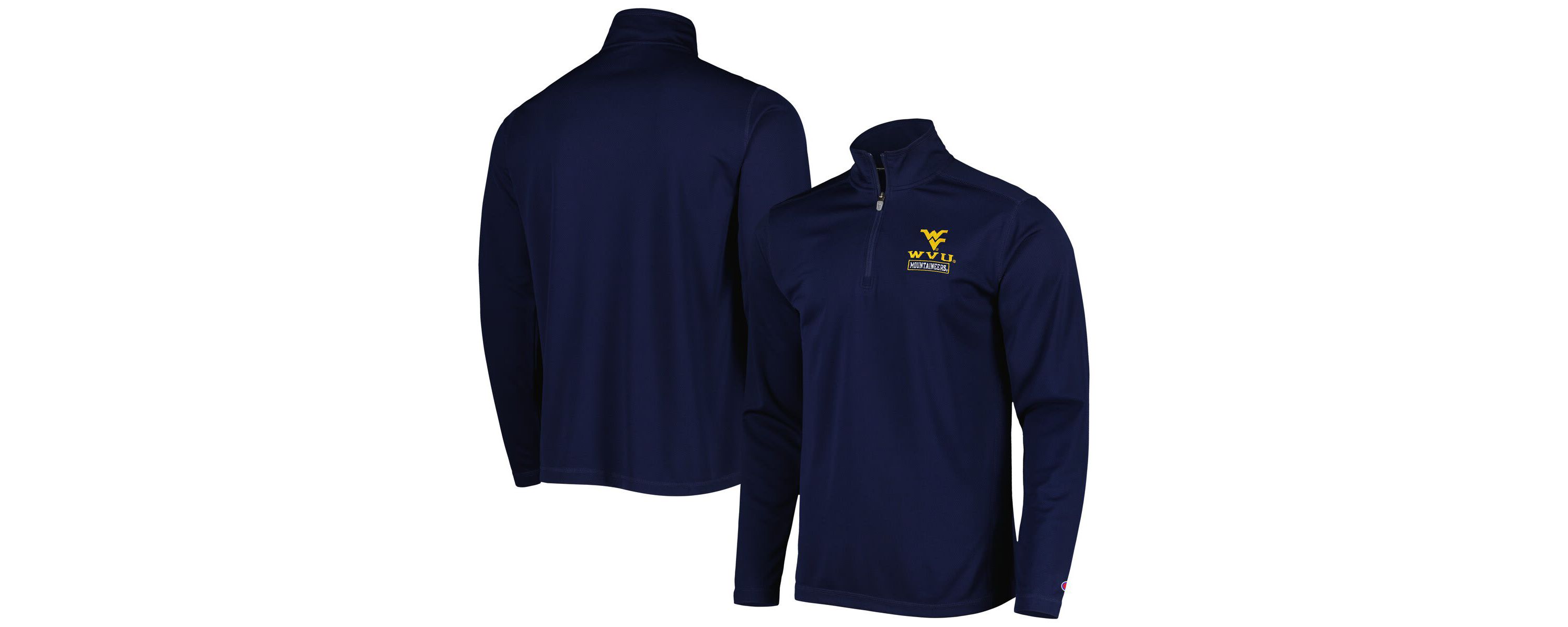 NCAA West Virginia Mountaineers Textured Quarter-Zip Jacket