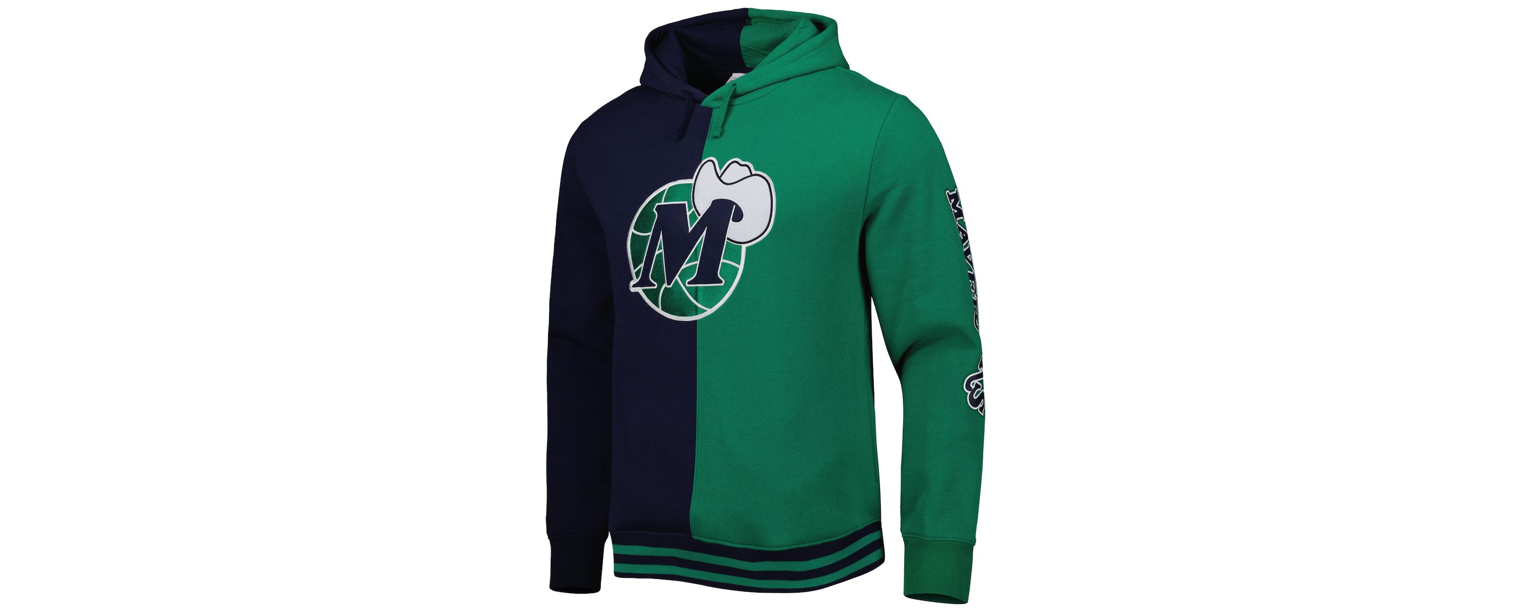 NBA Dallas Mavericks Hardwood Classics Split Pullover Hoodie