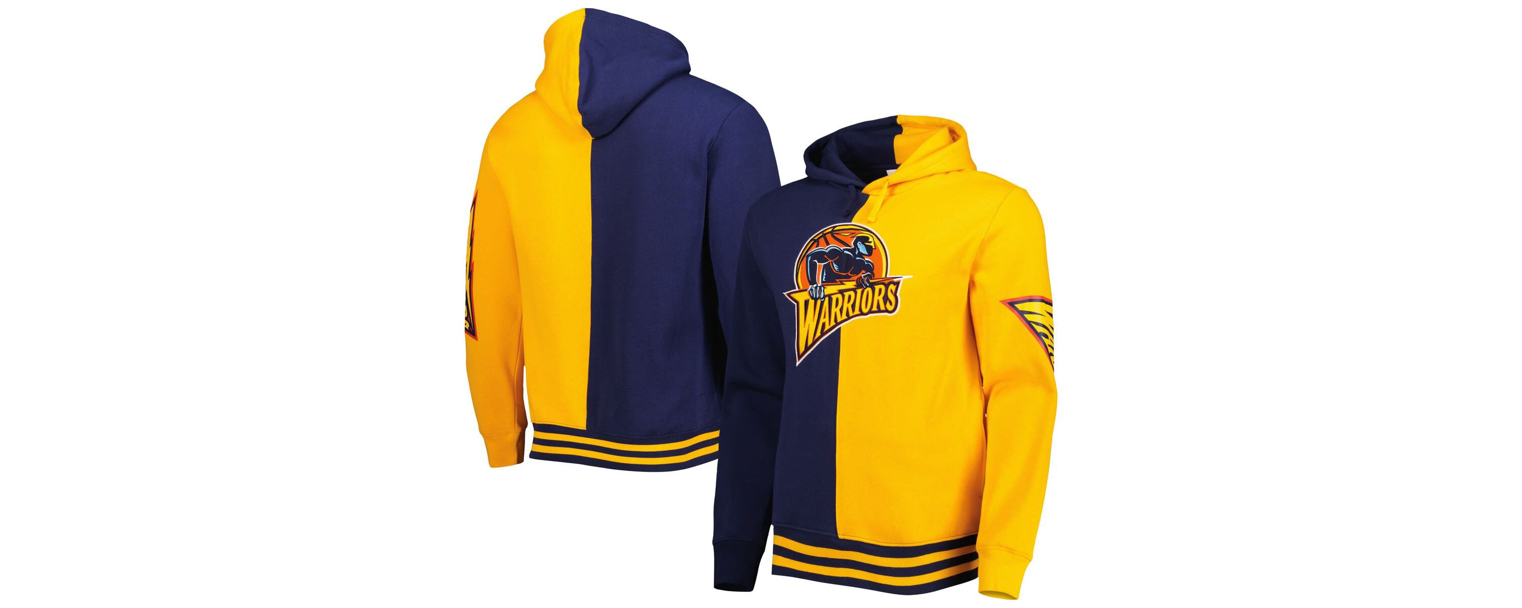 NBA Golden State Warriors Hardwood Classics Split Pullover Hoodie
