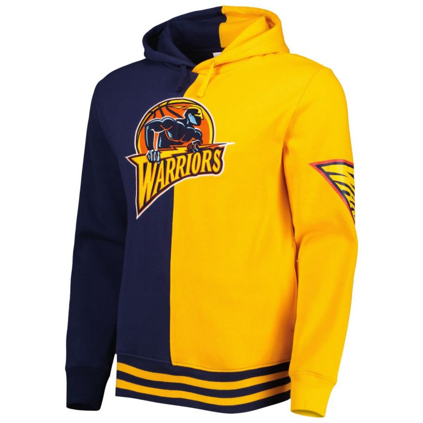 NBA Golden State Warriors Hardwood Classics Split Pullover Hoodie