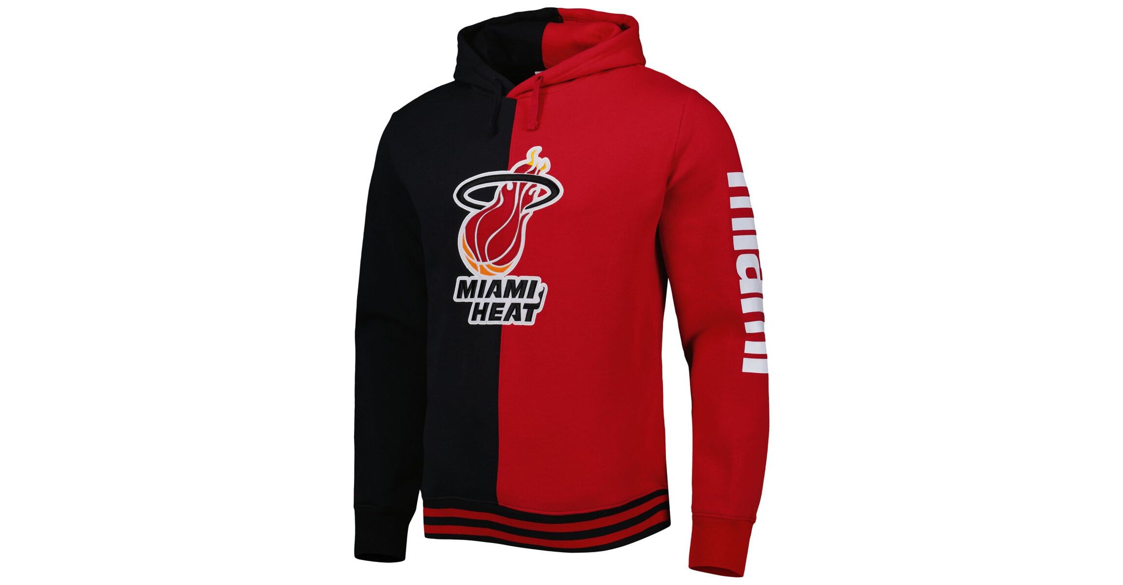 NBA Miami Heat Hardwood Classics Split Pullover Hoodie
