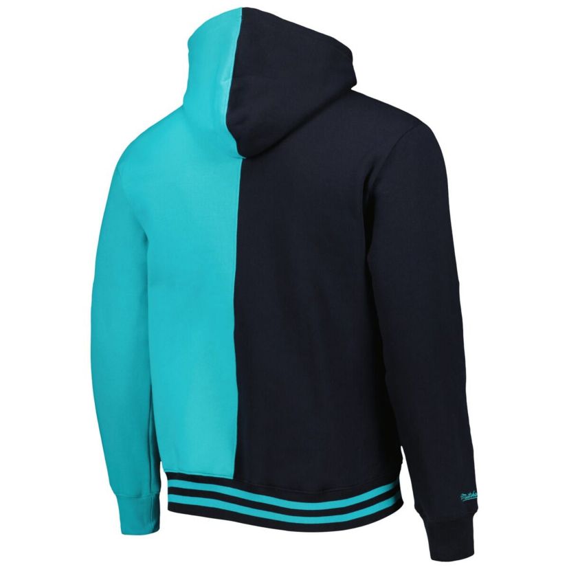 NBA Black/Teal San Antonio Spurs Hardwood Classics Split Pullover Hoodie