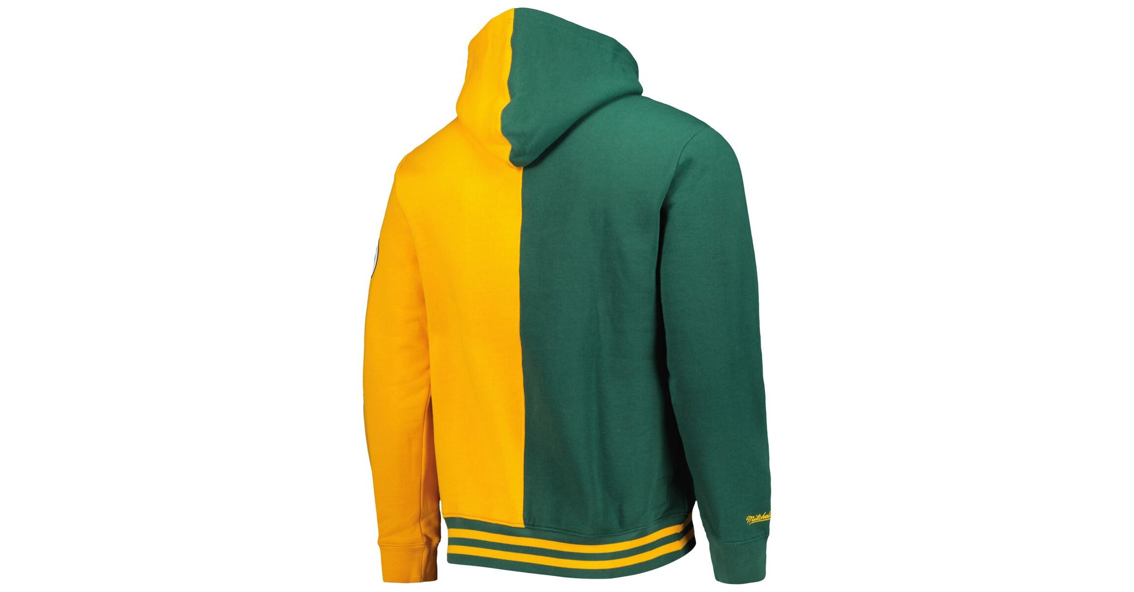 Hardwood Classic Teams Seattle SuperSonics Hardwood Classics Split Pullover Hoodie
