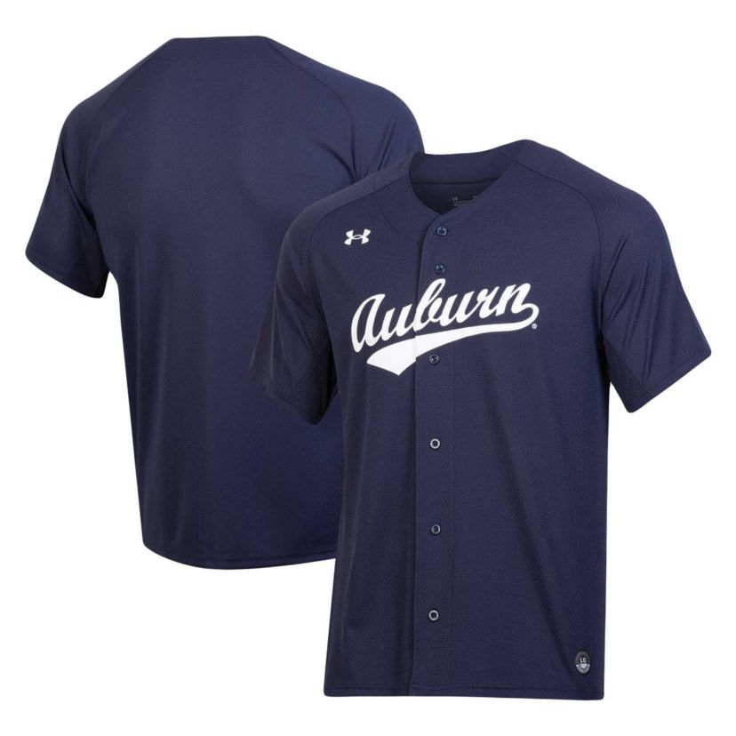 NCAA Under Armour Auburn Tigers Replica Baseball Jersey