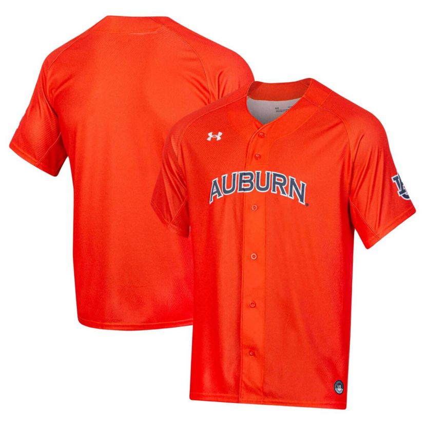 NCAA Under Armour Auburn Tigers Replica Baseball Jersey