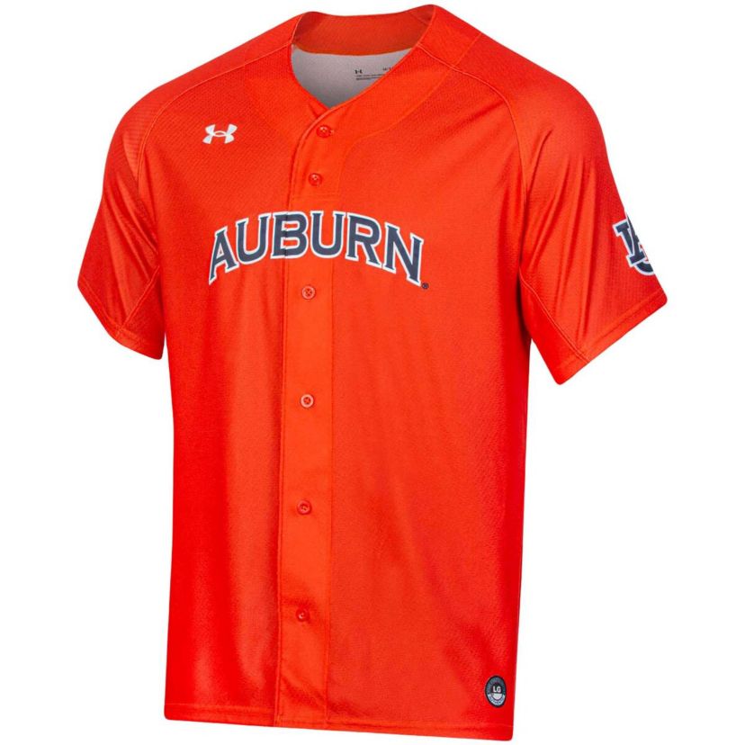 NCAA Under Armour Auburn Tigers Replica Baseball Jersey