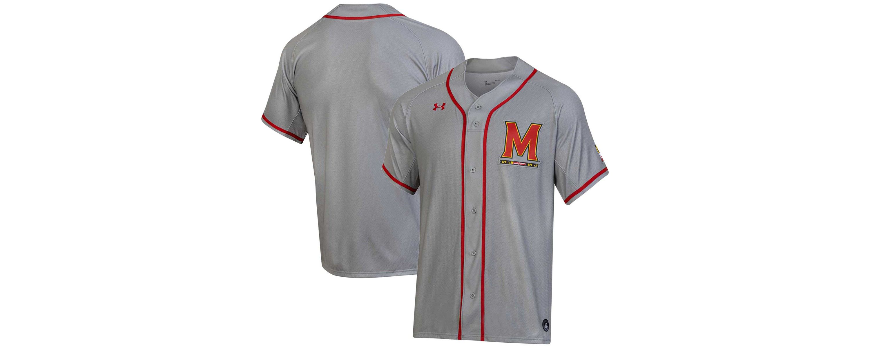 NCAA Under Armour Maryland Terrapins Replica Baseball Jersey