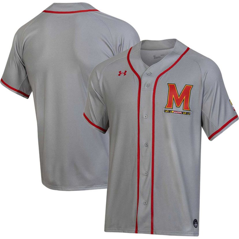 NCAA Under Armour Maryland Terrapins Replica Baseball Jersey