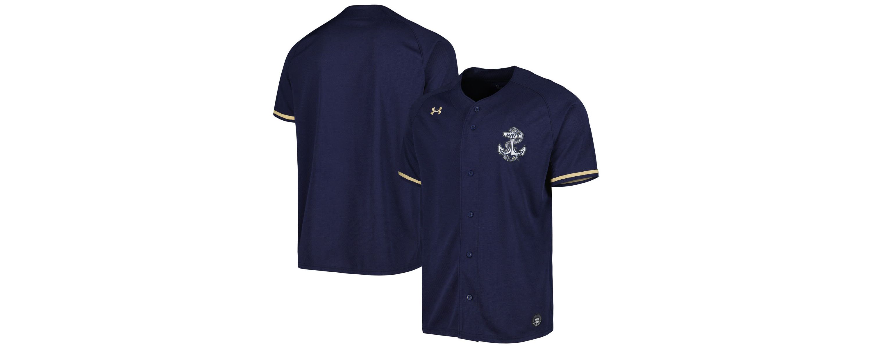 Navy Midshipmen NCAA Under Armour Midshipmen Replica Baseball Jersey
