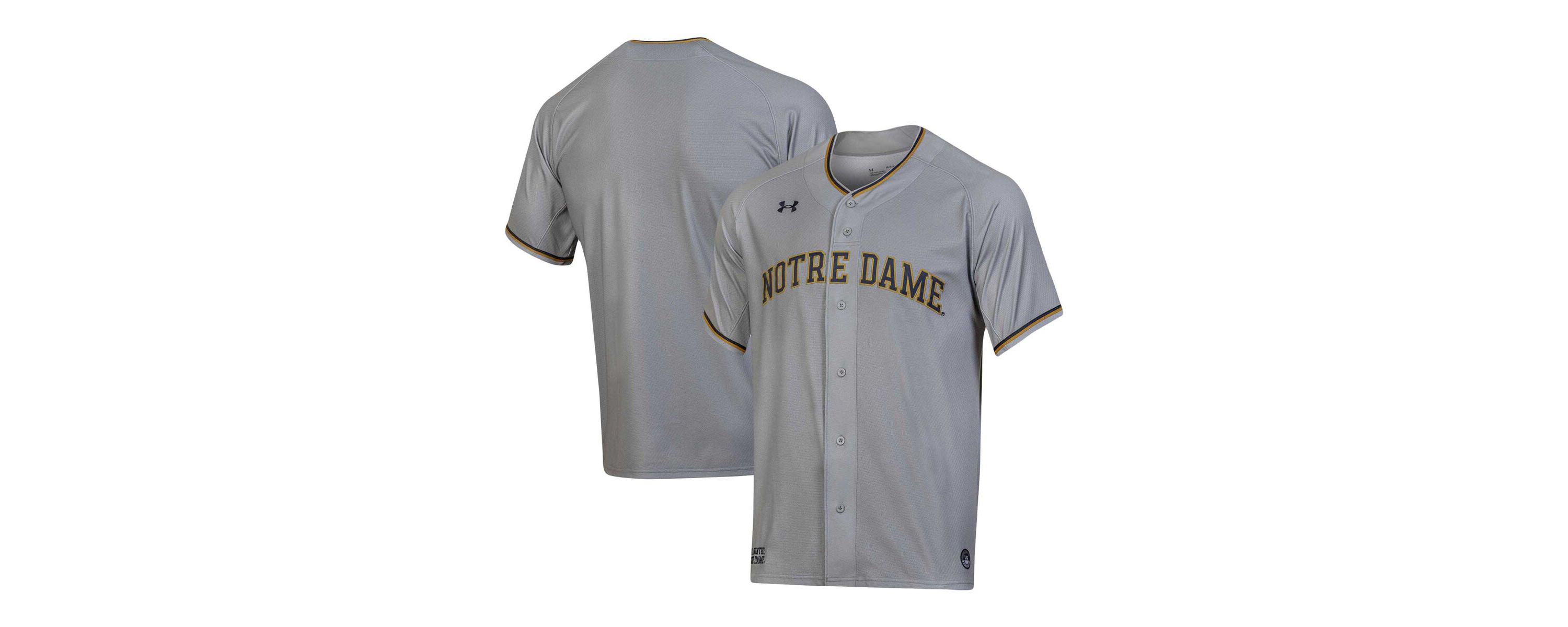 NCAA Under Armour Notre Dame Fighting Irish Replica Baseball Jersey