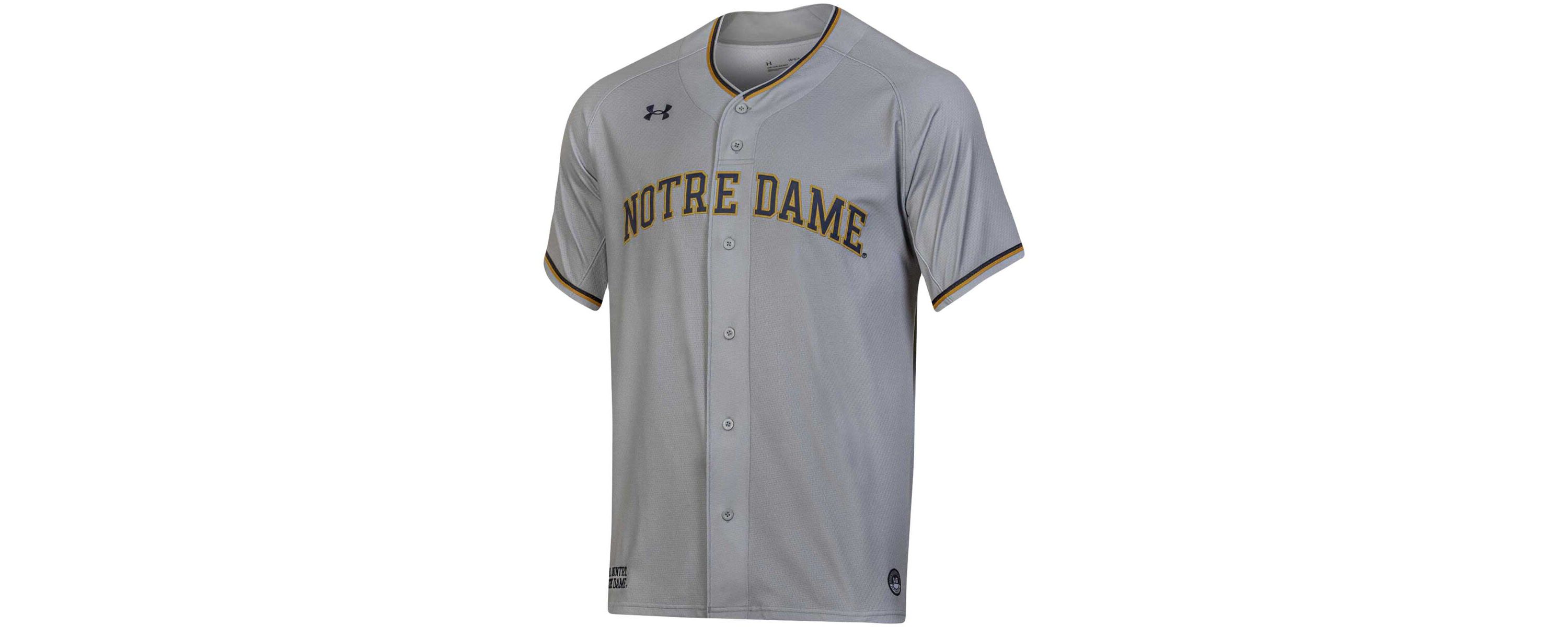 NCAA Under Armour Notre Dame Fighting Irish Replica Baseball Jersey