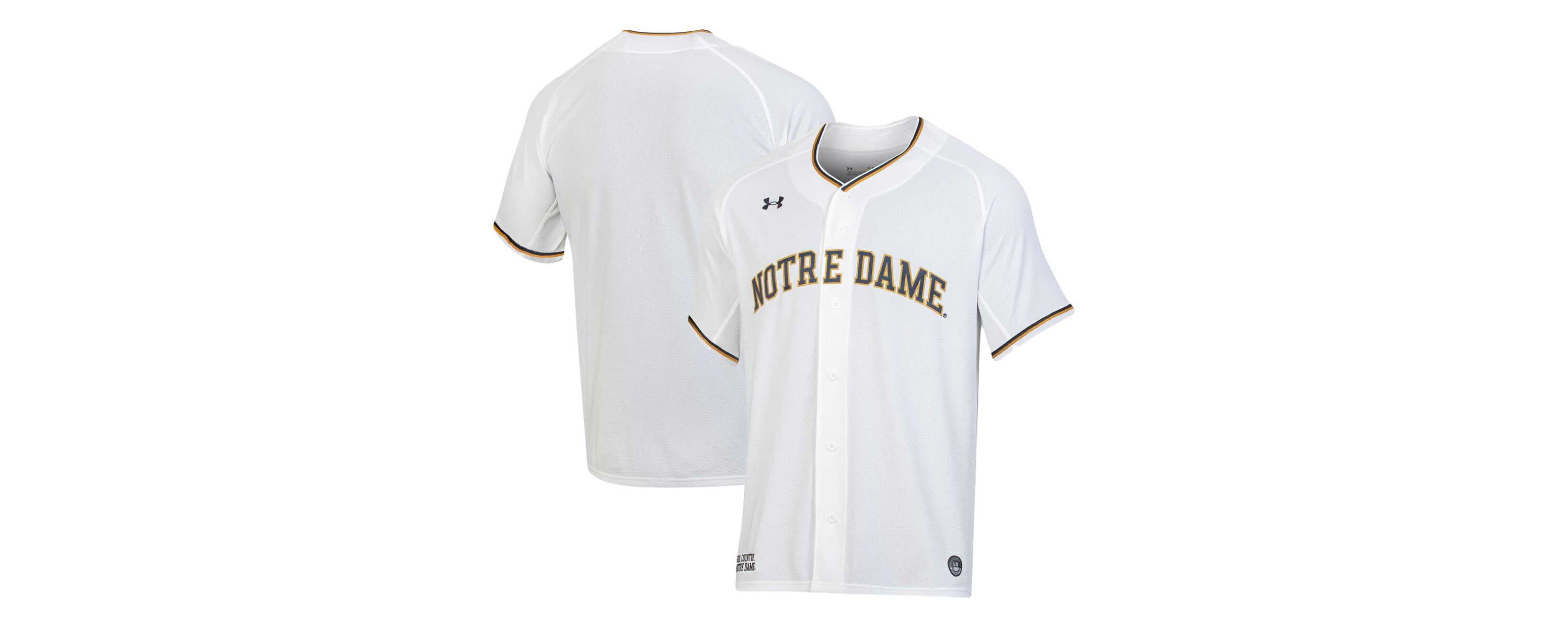 NCAA Under Armour Notre Dame Fighting Irish Replica Baseball Jersey