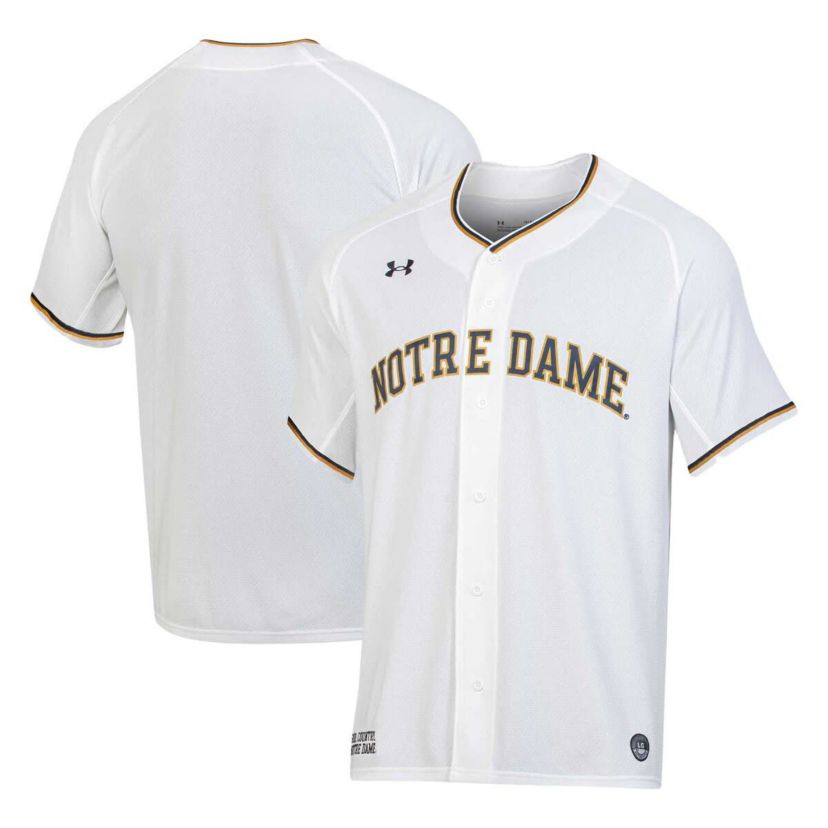 NCAA Under Armour Notre Dame Fighting Irish Replica Baseball Jersey