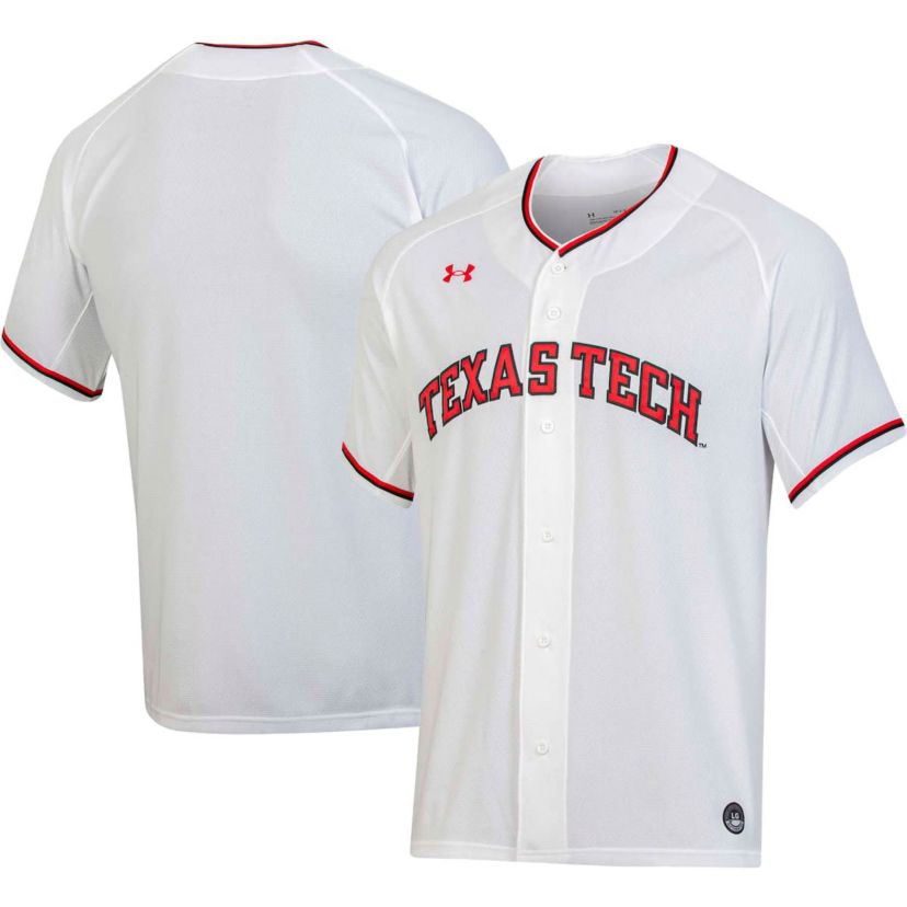 Texas Tech Red Raiders NCAA Under Armour Texas Tech Raiders Replica Baseball Jersey