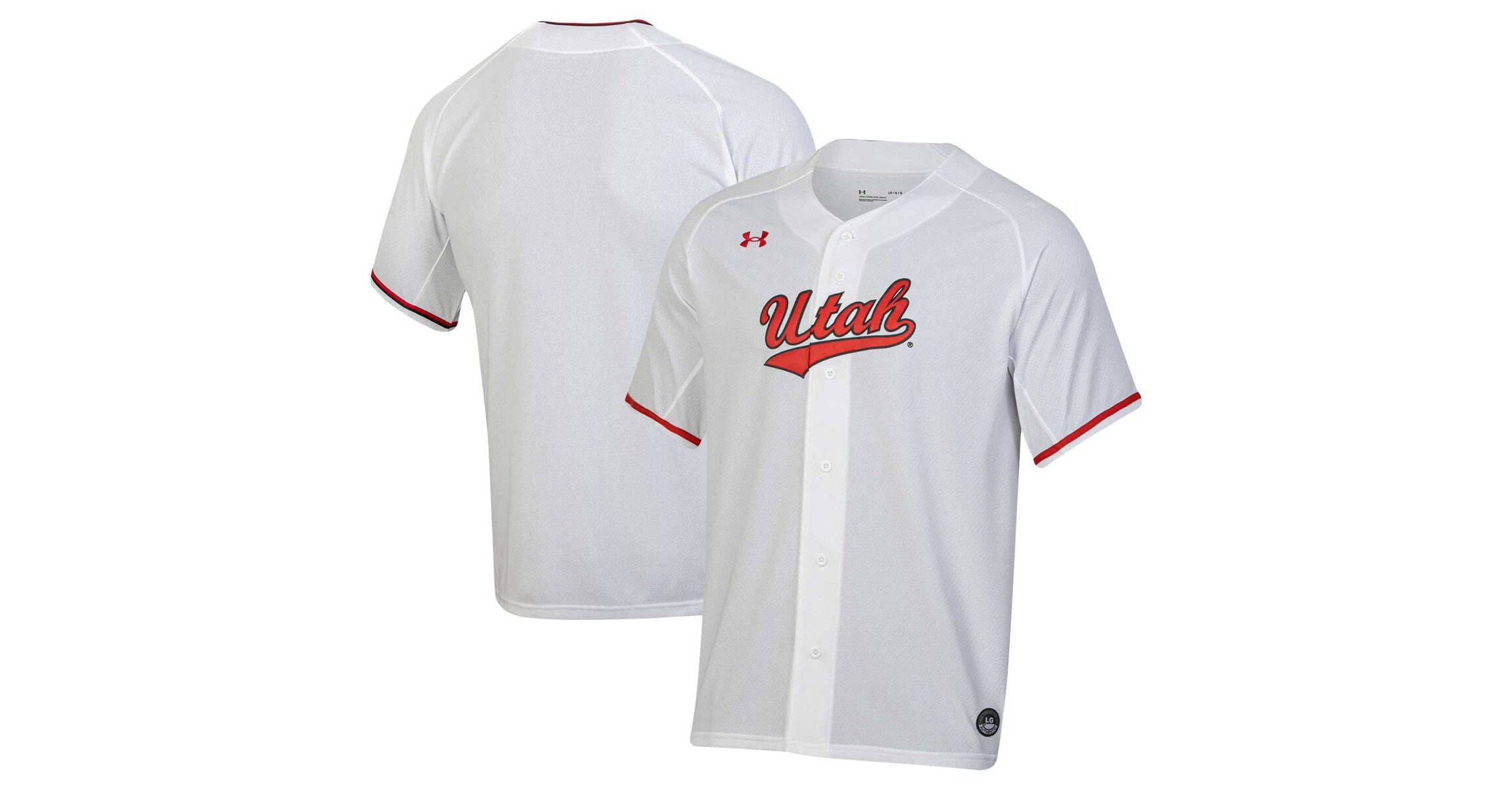 NCAA Under Armour Utah Utes Replica Baseball Jersey