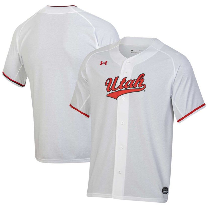 NCAA Under Armour Utah Utes Replica Baseball Jersey