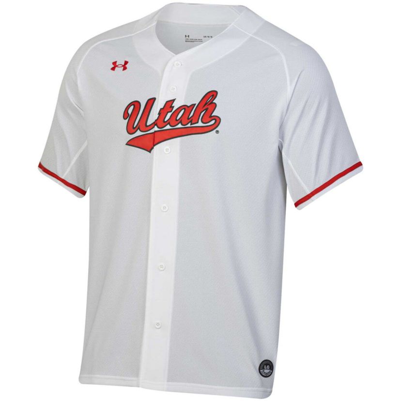 NCAA Under Armour Utah Utes Replica Baseball Jersey