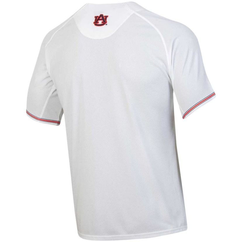 NCAA Under Armour Auburn Tigers Softball Button-Up V-Neck Jersey