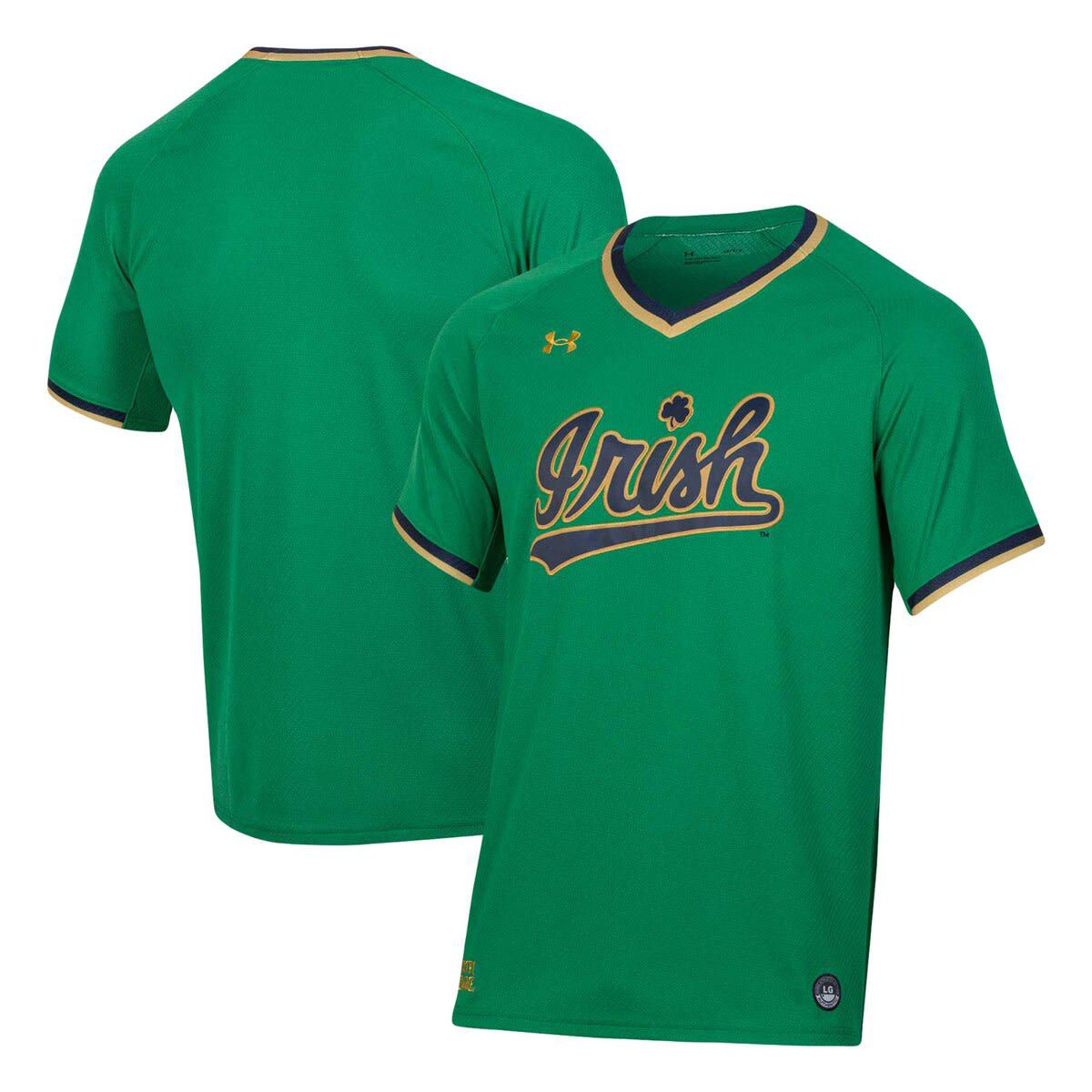NCAA Under Armour Notre Dame Fighting Irish Softball V-Neck Jersey