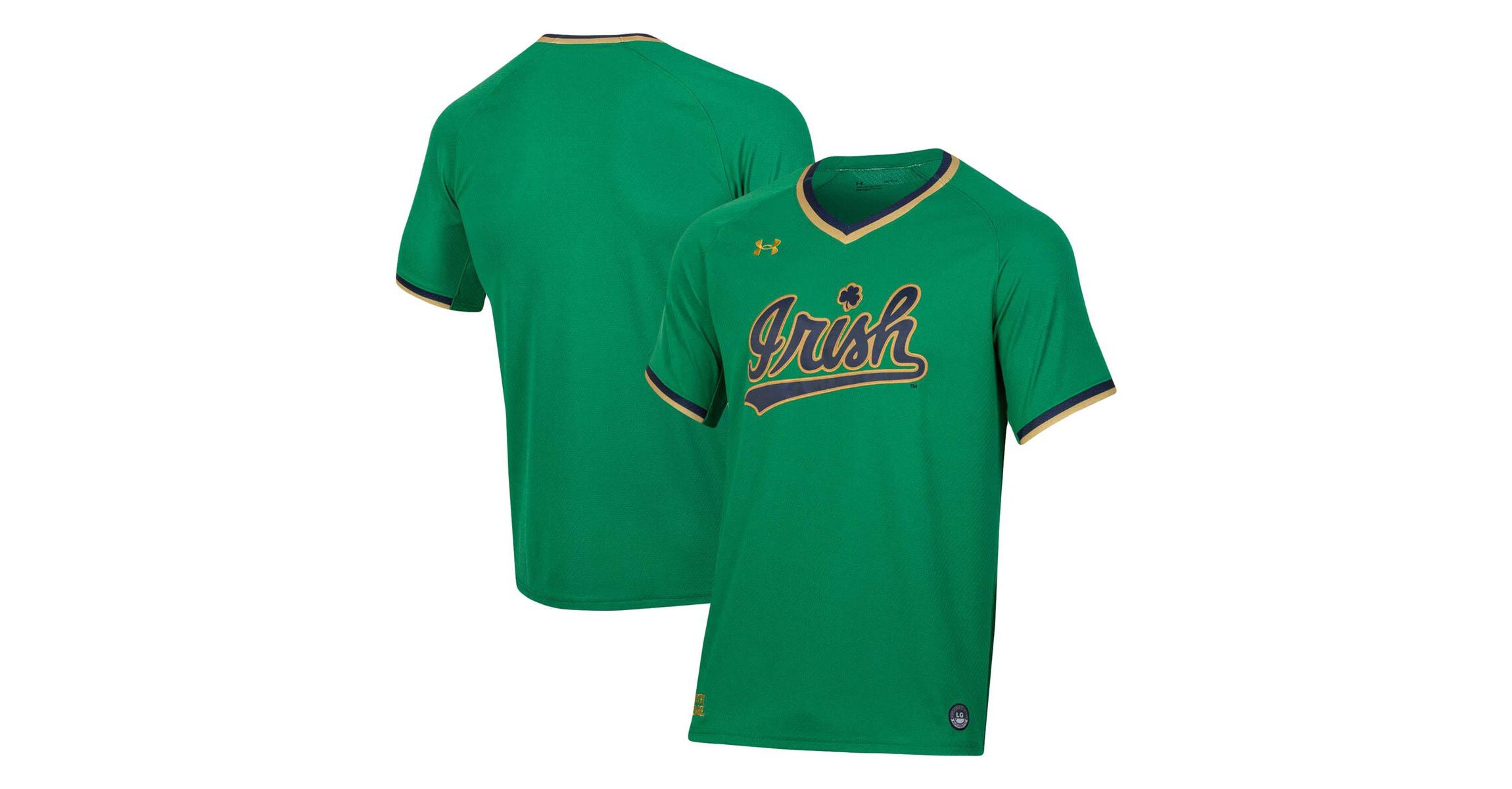 NCAA Under Armour Notre Dame Fighting Irish Softball V-Neck Jersey