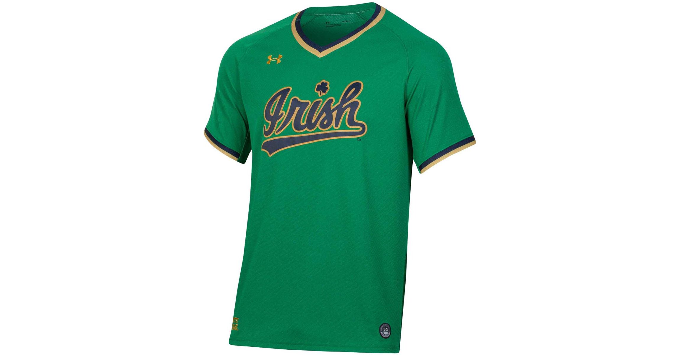 NCAA Under Armour Notre Dame Fighting Irish Softball V-Neck Jersey
