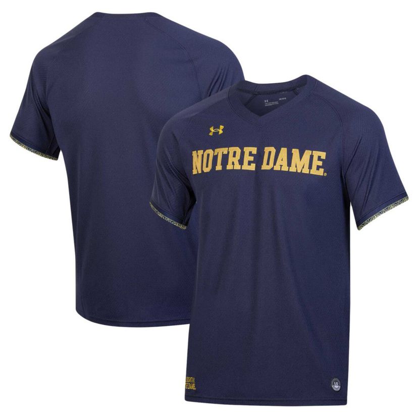 NCAA Under Armour Notre Dame Fighting Irish Softball V-Neck Jersey
