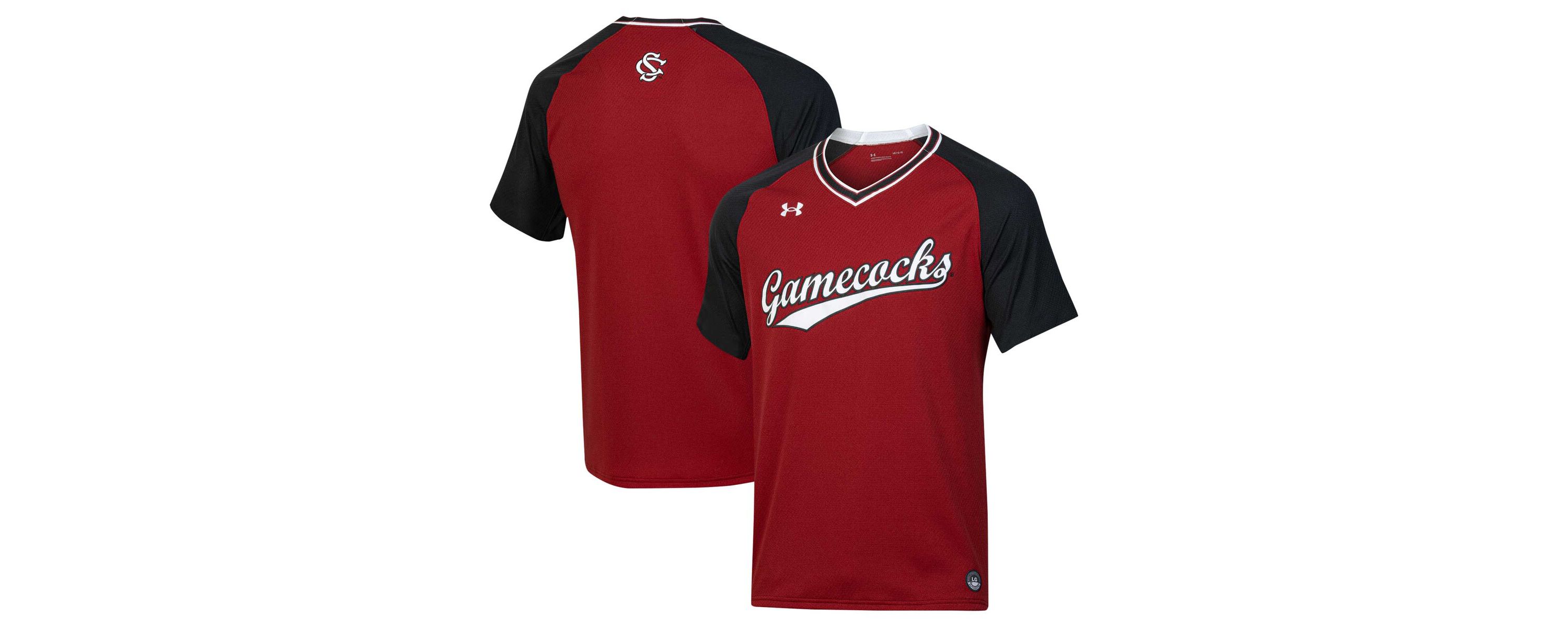 NCAA Under Armour South Carolina Gamecocks Softball V-Neck Jersey