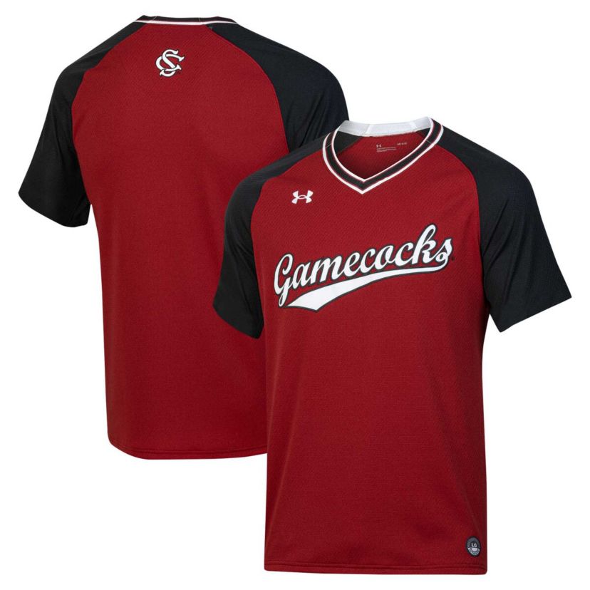 NCAA Under Armour South Carolina Gamecocks Softball V-Neck Jersey