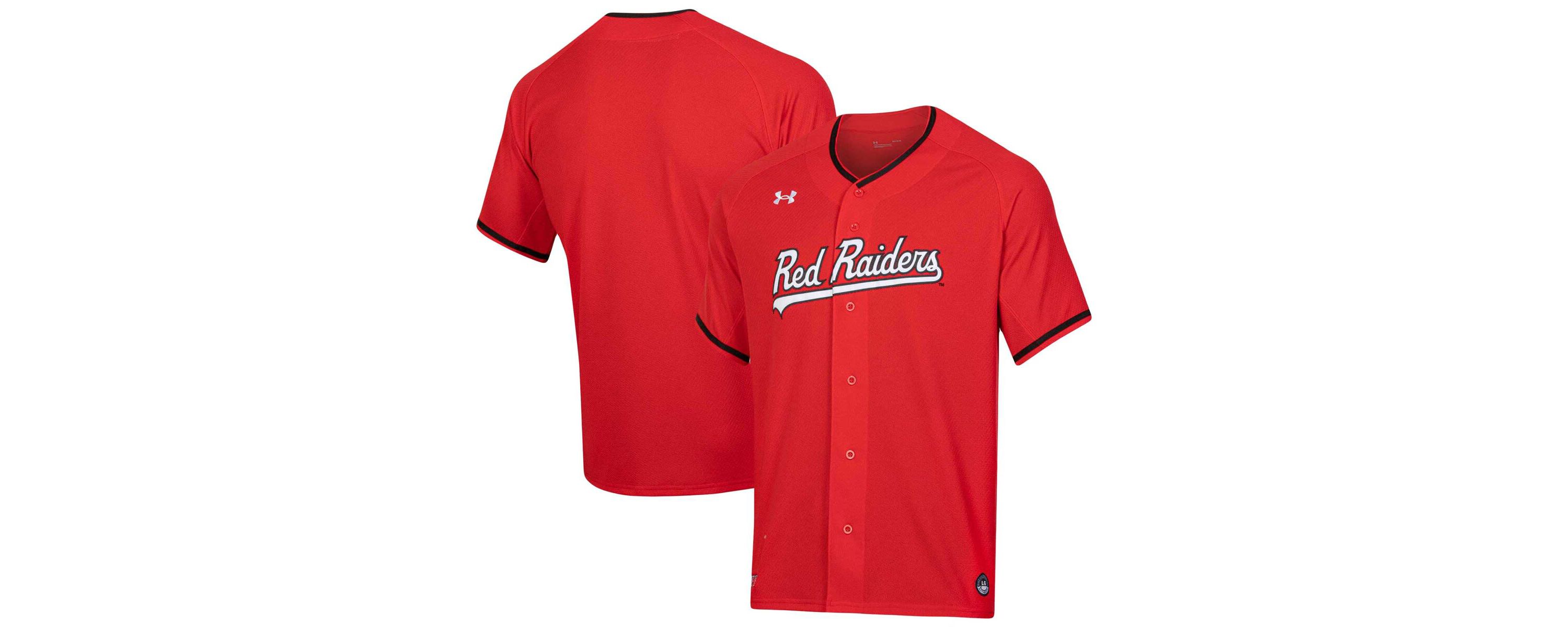 Texas Tech Red Raiders NCAA Under Armour Texas Tech Raiders Softball V-Neck Jersey