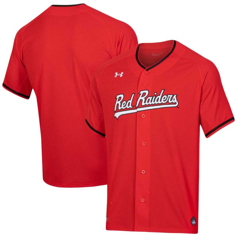 Texas Tech Red Raiders NCAA Under Armour Texas Tech Raiders Softball V-Neck Jersey