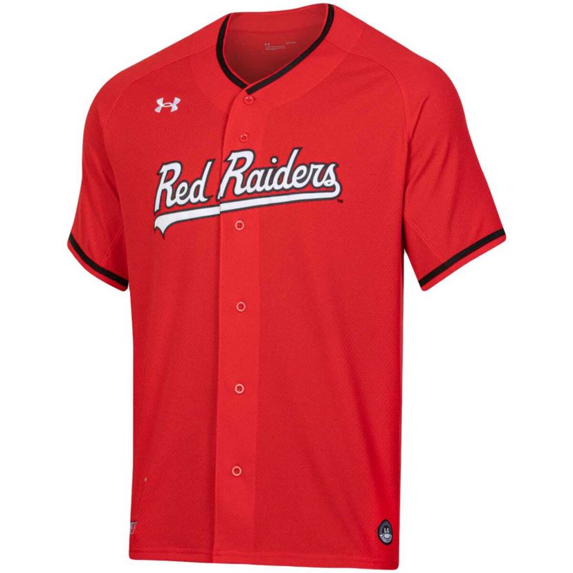 Texas Tech Red Raiders NCAA Under Armour Texas Tech Raiders Softball V-Neck Jersey