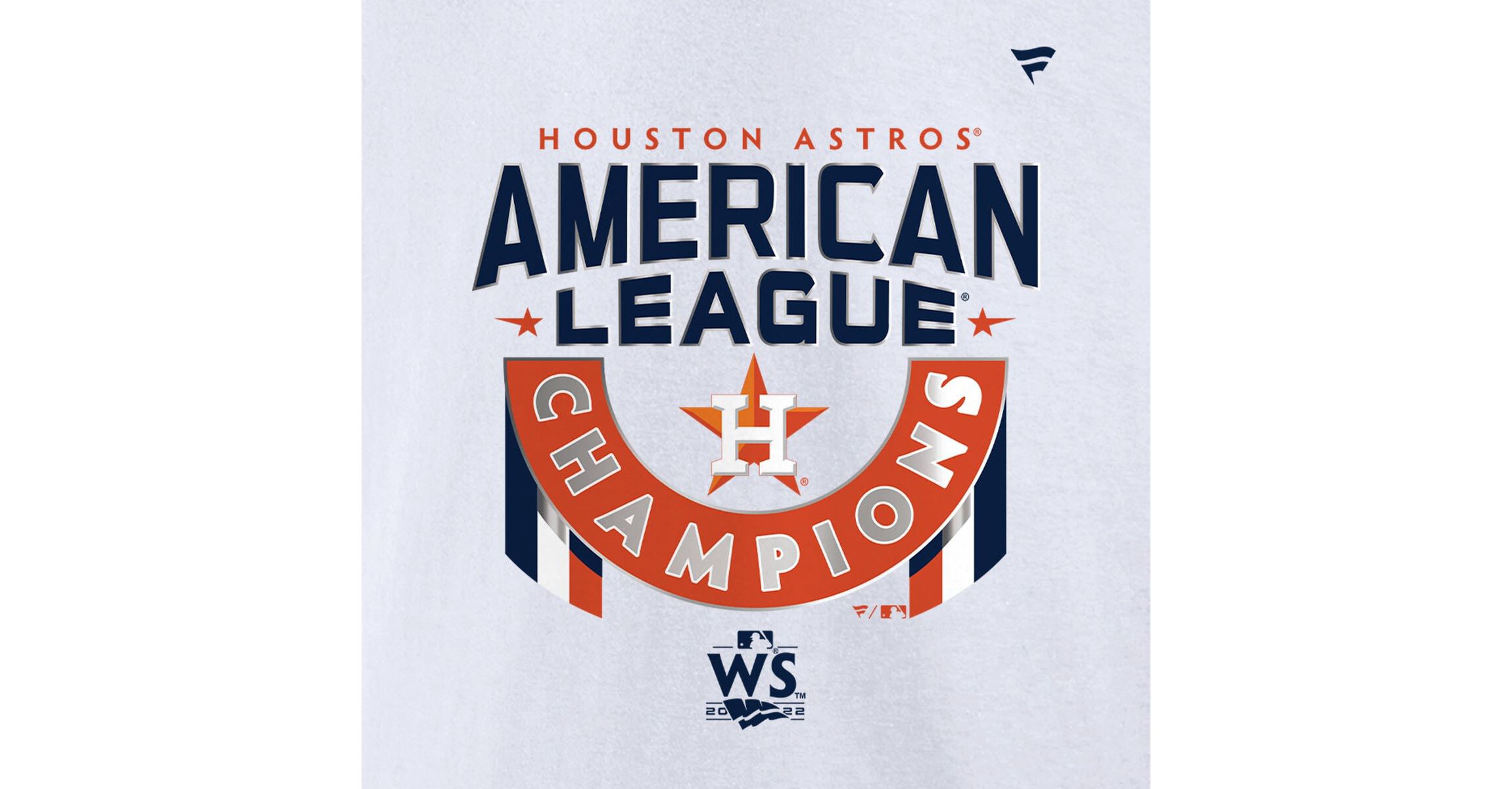 MLB Fanatics Houston Astros 2022 American League s Locker Room Big & Tall T-Shirt