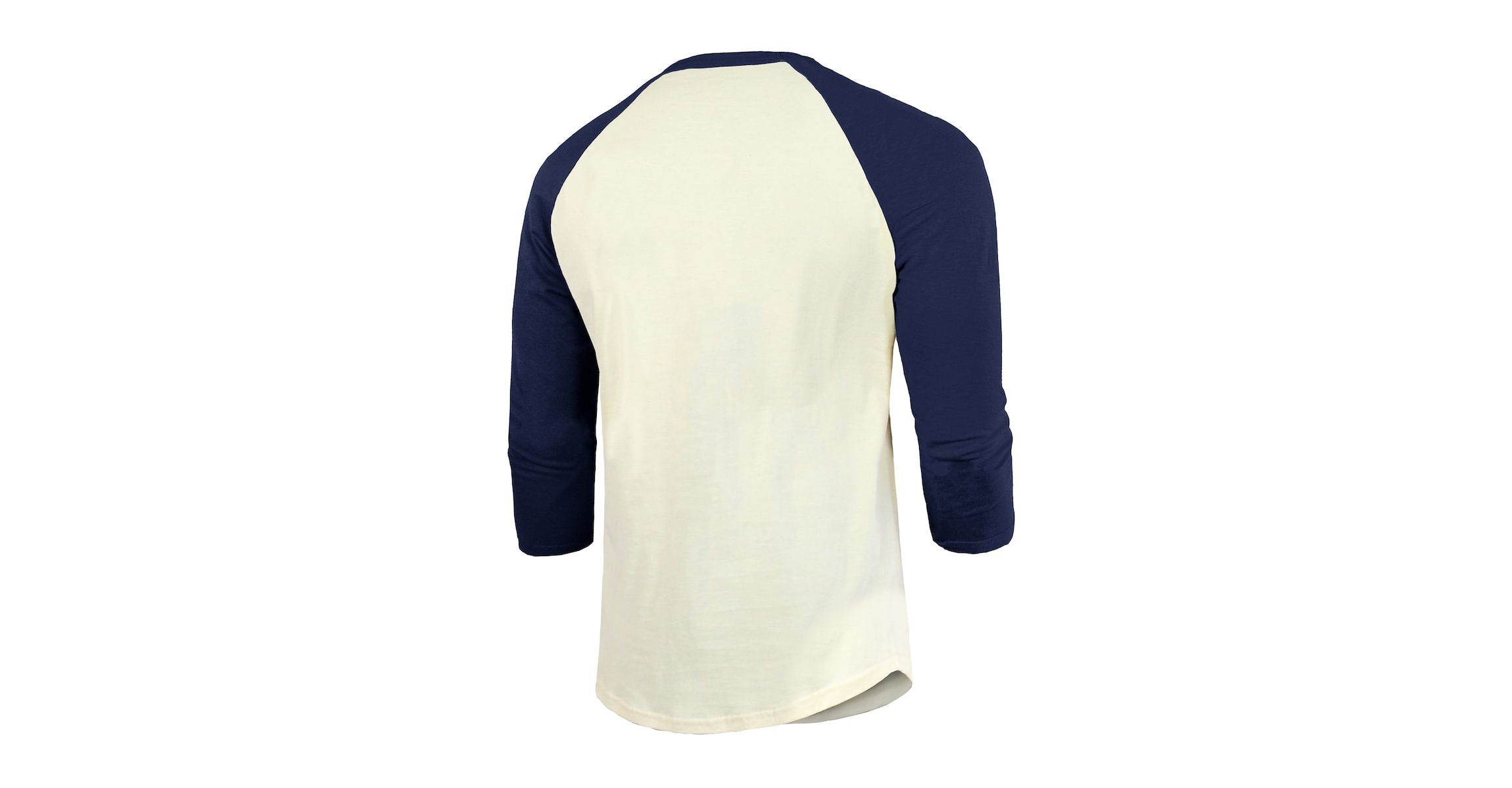 MLB Cream/Navy Houston Astros 2022 American League s Yearbook Tri-Blend 3/4 Raglan Sleeve T-Shirt