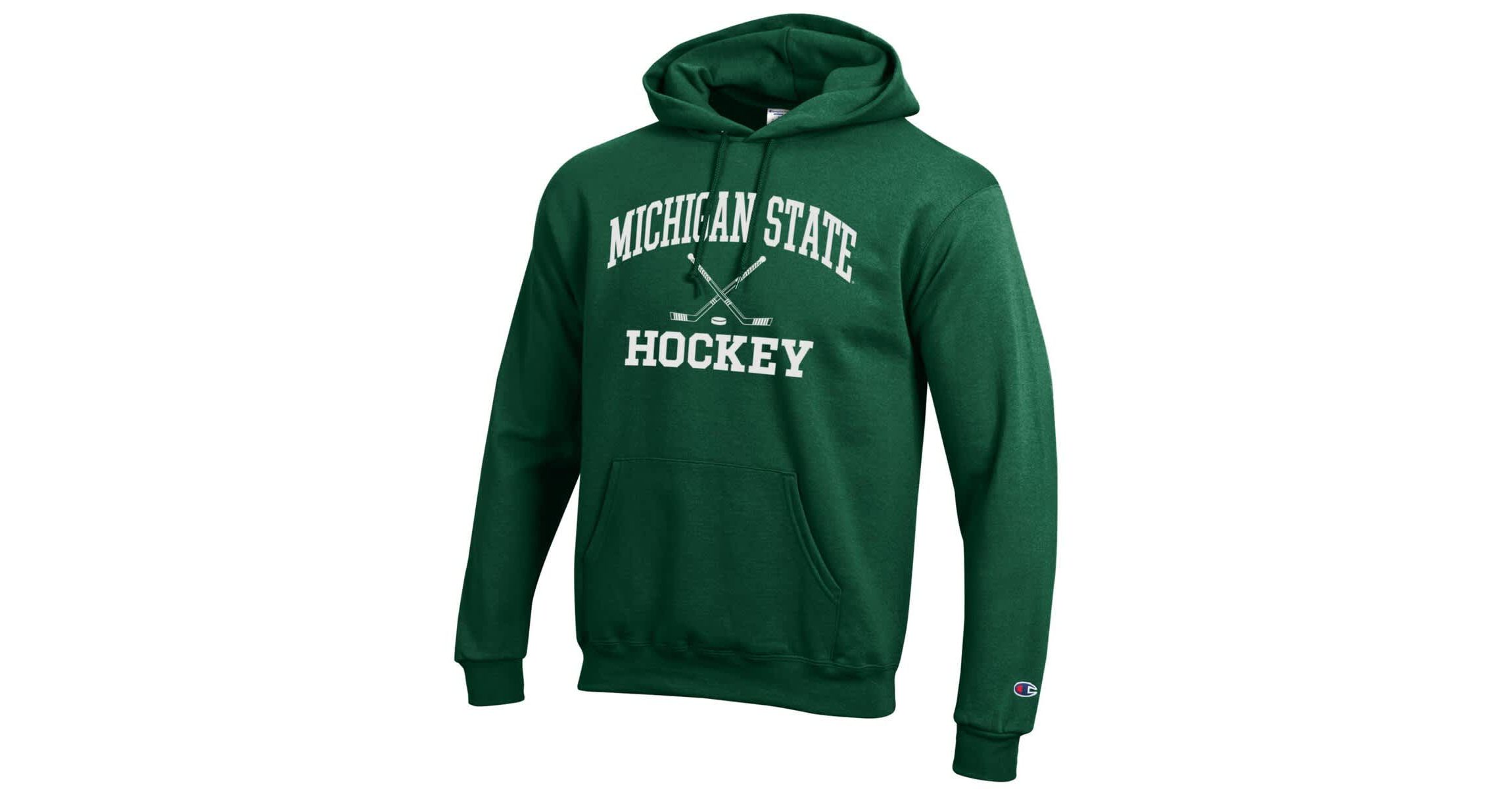 NCAA Michigan State Spartans Hockey Icon Powerblend Pullover Hoodie