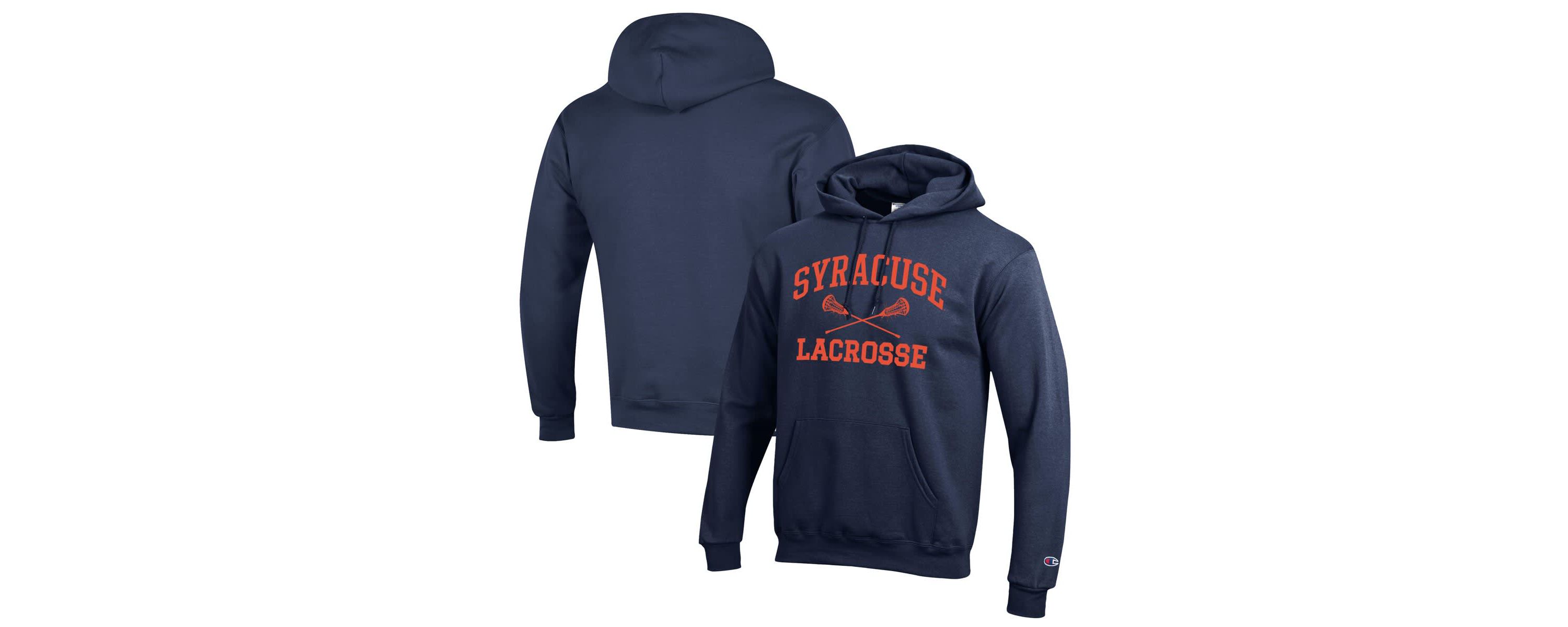 Syracuse Orange NCAA Syracuse Lacrosse Icon Powerblend Pullover Hoodie